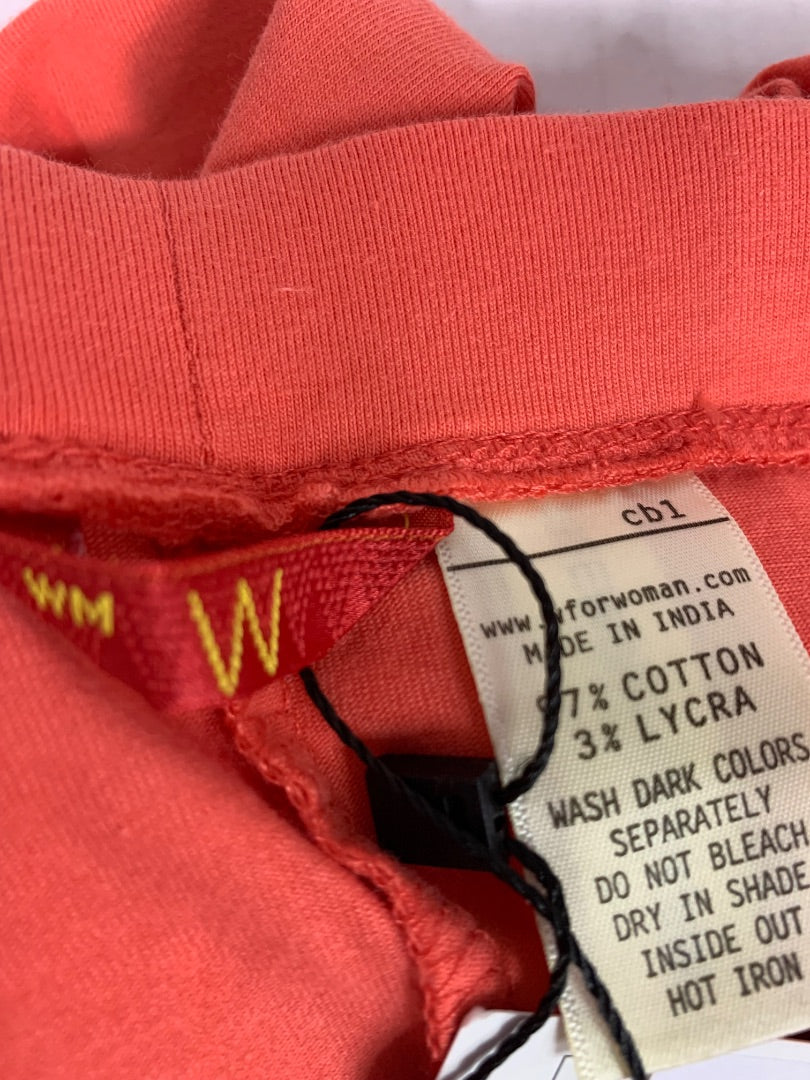 Medium W for Women New Coral Cotton Lycra Leggings 26" Inseam