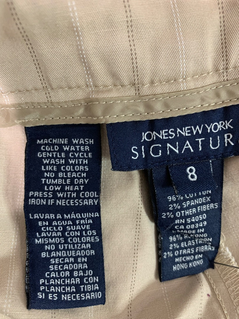 Size 8 Jones New York Signature Lightweight Crop Womens Pants