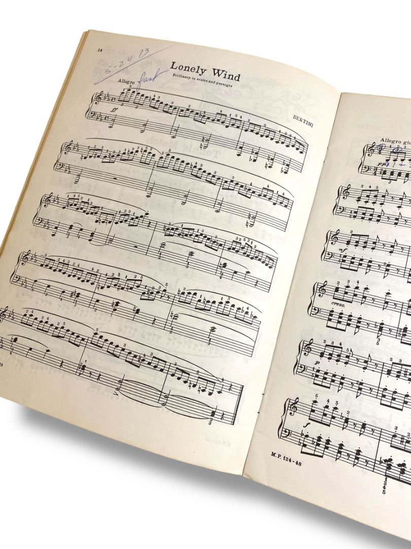 1944 Technic is Fun Book Three David Hirschberg Piano Music