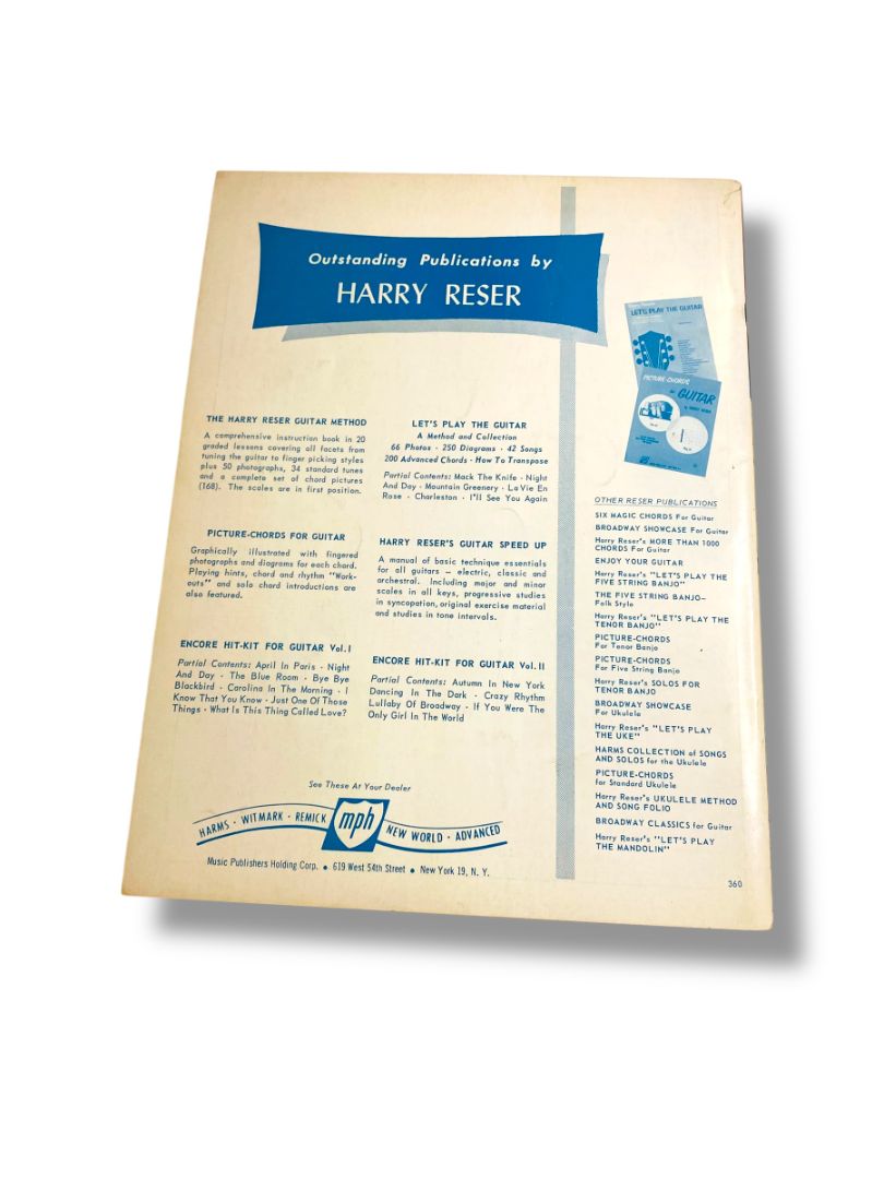 Vintage Harry Resers Let's Play the Mandolin Instructional Book