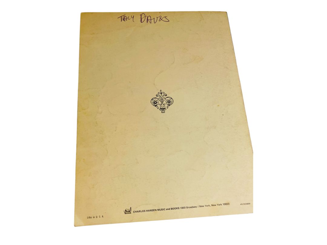 1971 Carole King It's Too Late Sheet Music Screen Gems-Columbia