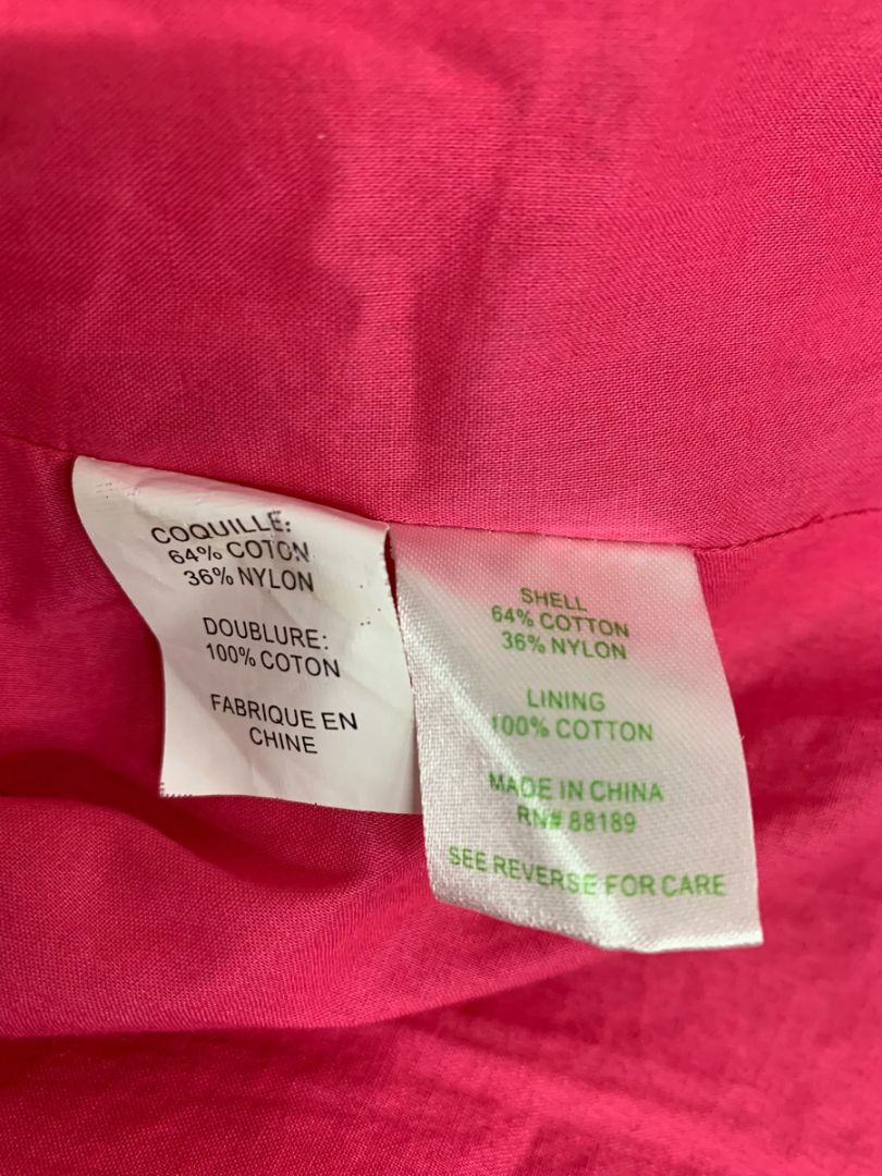 Size 2 Lilly Pulitzer Karina Hot Pink Lace Overlay Dress Lipstick Pink