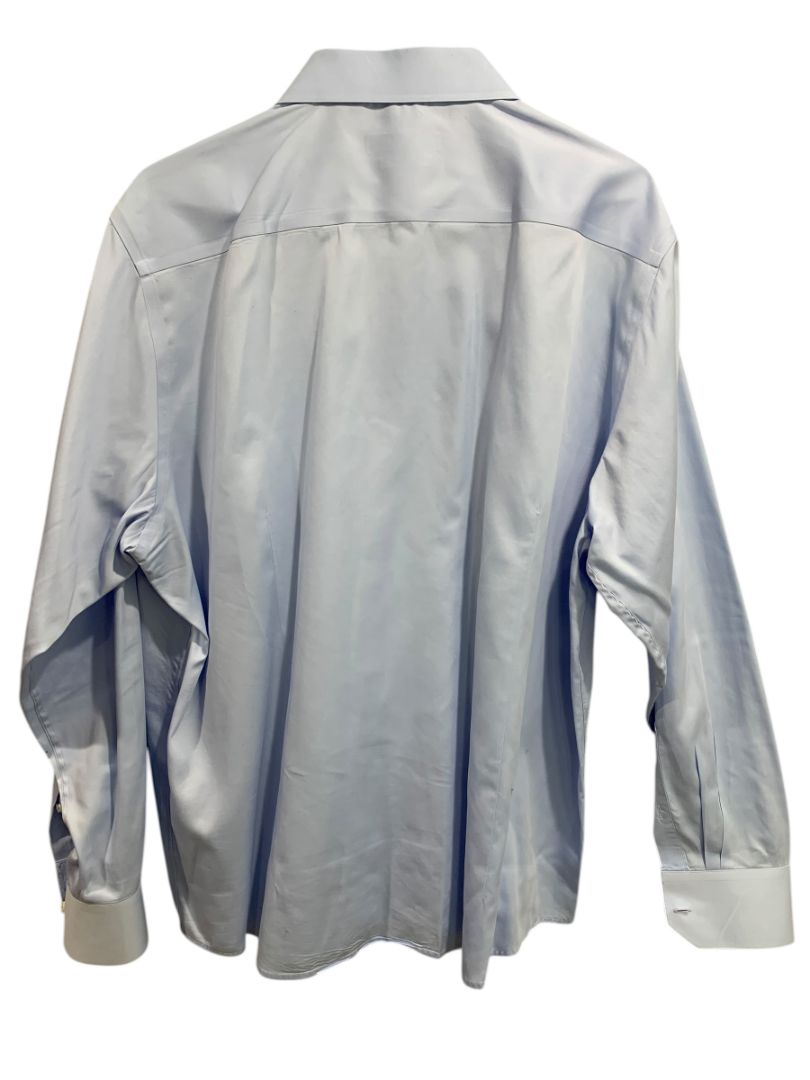 3XL (18.5-19 38) Levinas Contemporary Fit Mens Button Up Dress Shirt Light Blue