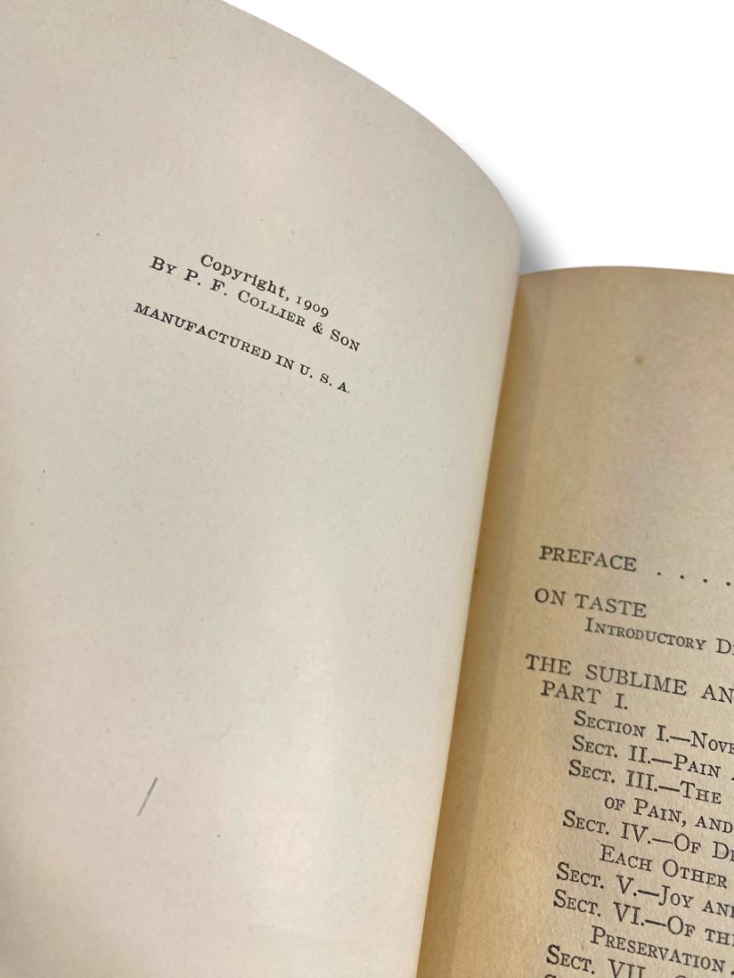 Harvard Classics 24 On the Sublime French Revolution Etc 1909 Hardcover Book Collier & Son