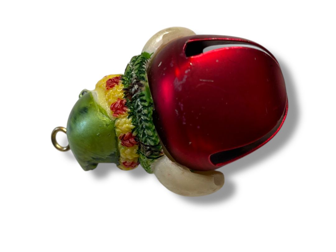 Small Holiday Bell Christmas Ornament Best Friends 2"