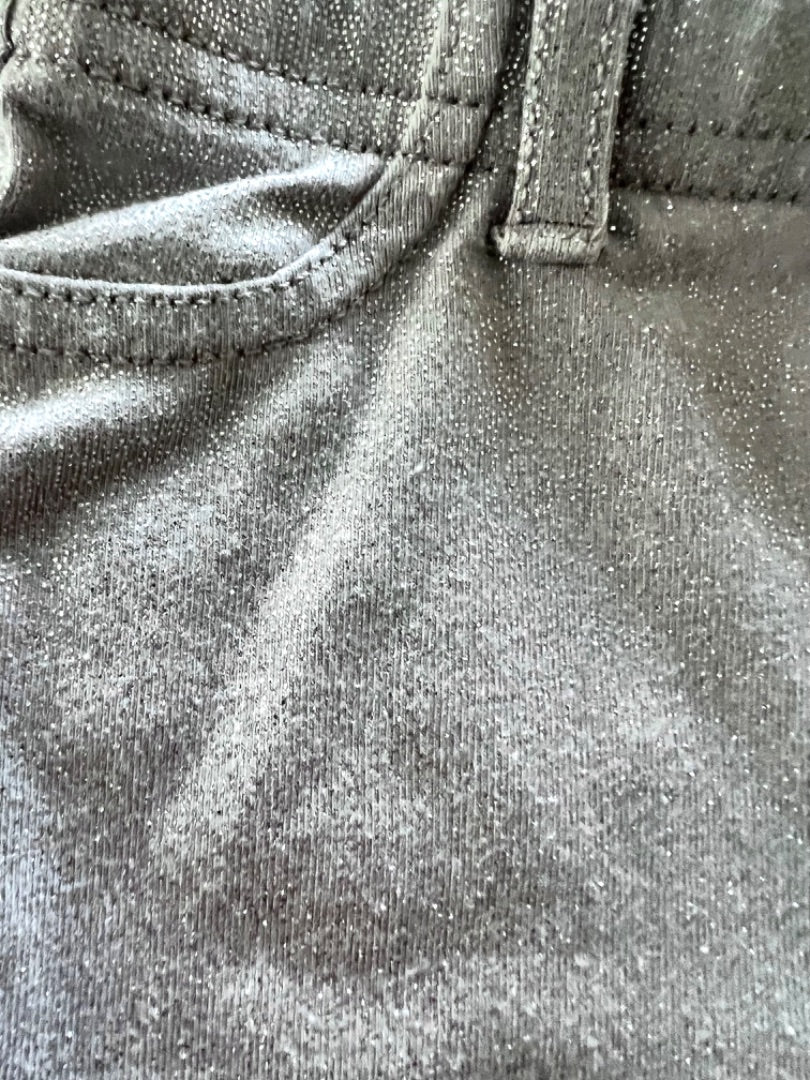 3-6 Month Garanimals Silver Sparkle Jeans Pants