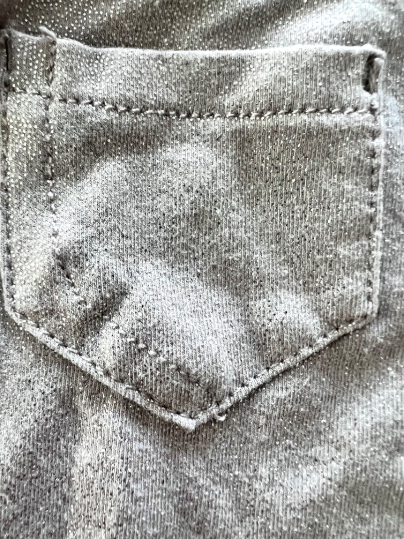 3-6 Month Garanimals Silver Sparkle Jeans Pants