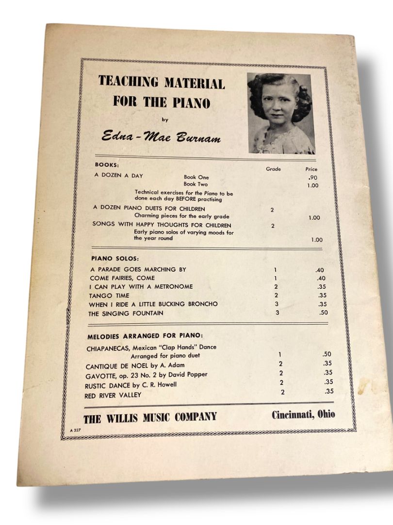 Technical Exercises for the Piano A Dozen a Day Book Three Edna-Mae Burnam