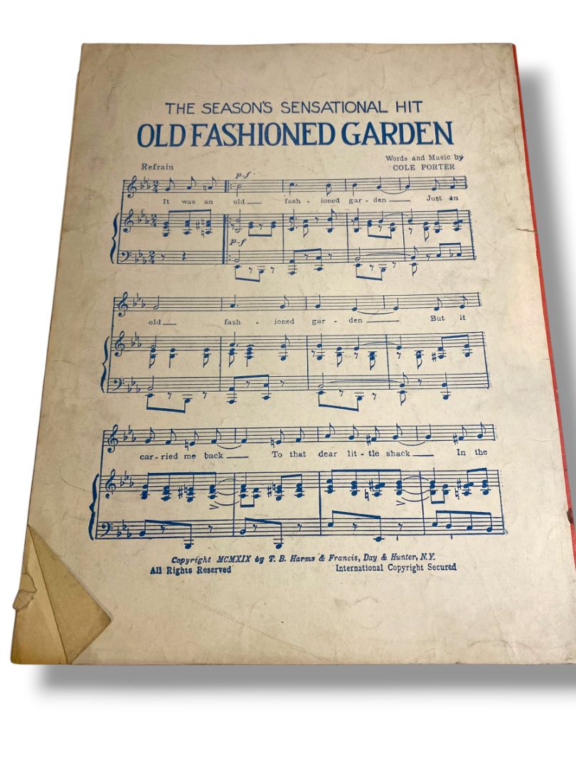1921 Two Little Girls in Blue Sheet Music Dolly Erlanger Lannin Youmans Francis