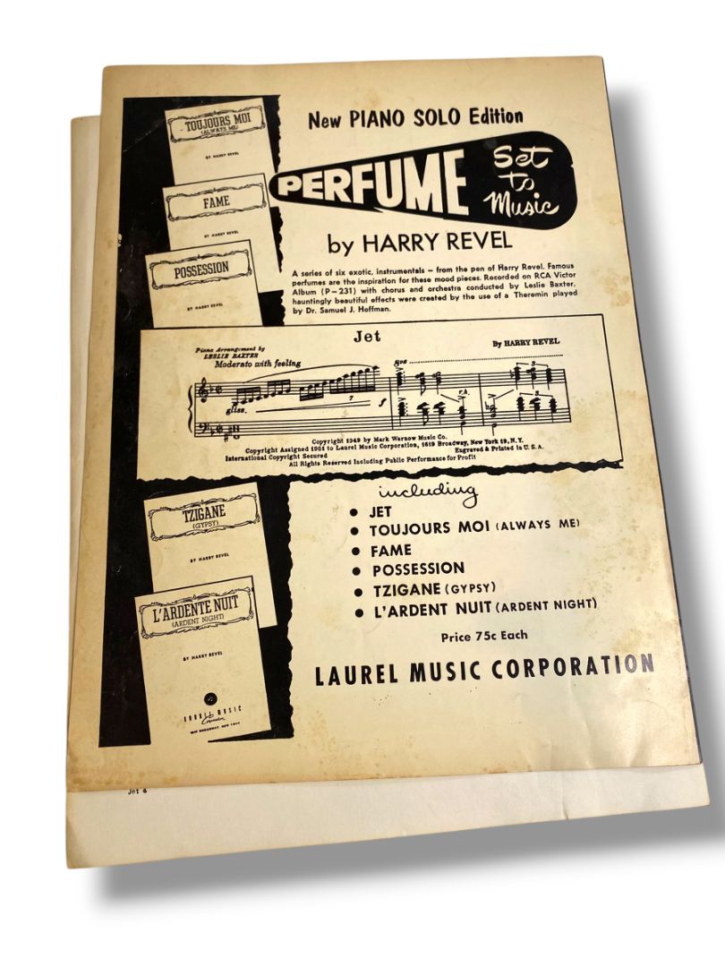 1951 Jet by Harry Revel Sheet Music Piano Solo Edition Laurel Music Corporation