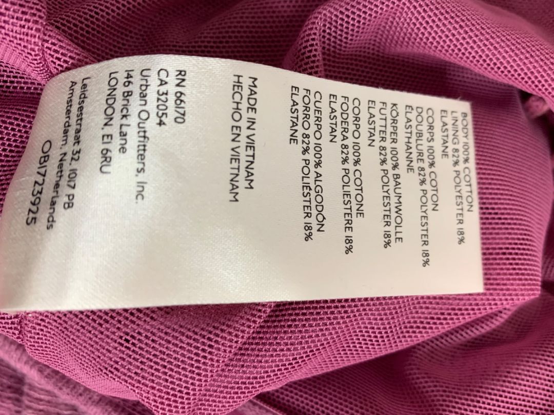 Size XS Free People Mauve Womens Tube Top Cropped Ruched Sides