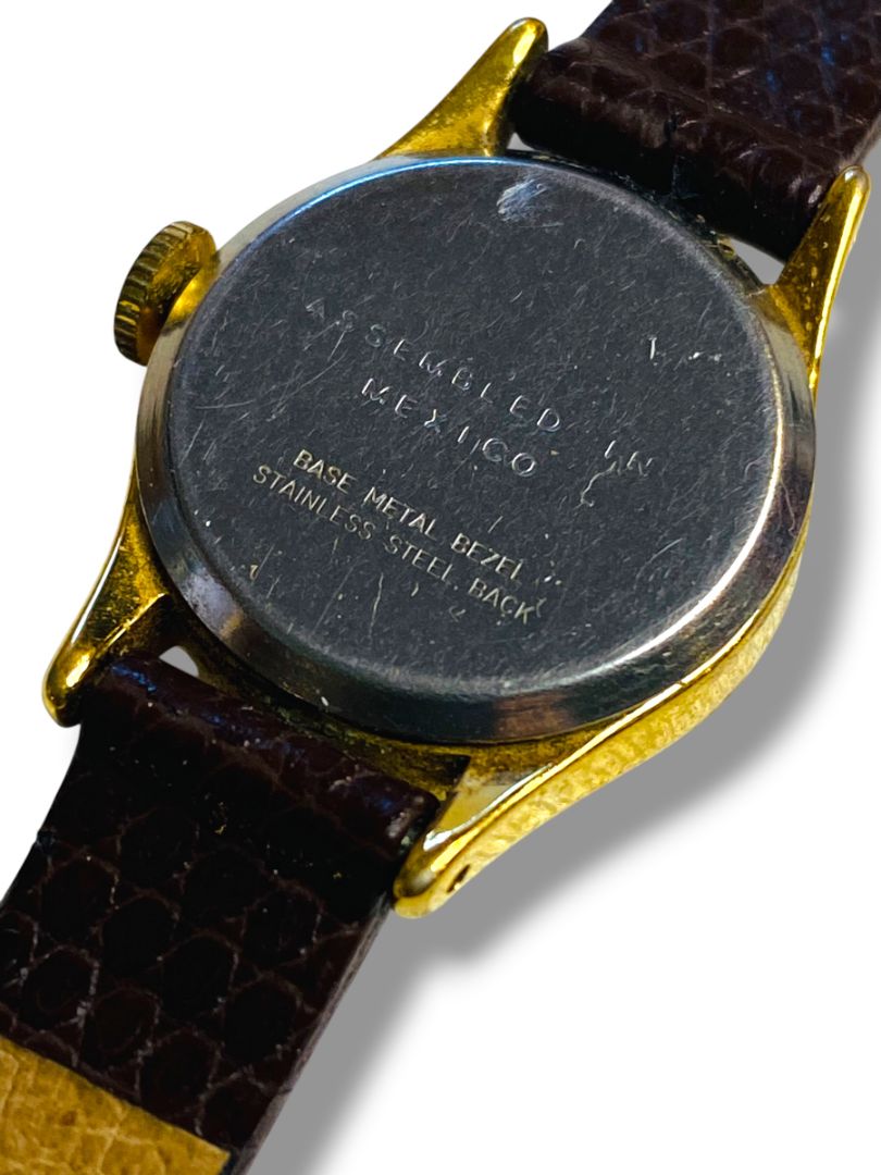 1970s Timex Ladies Wristwatch 20mm Goldtone for Parts or Repair