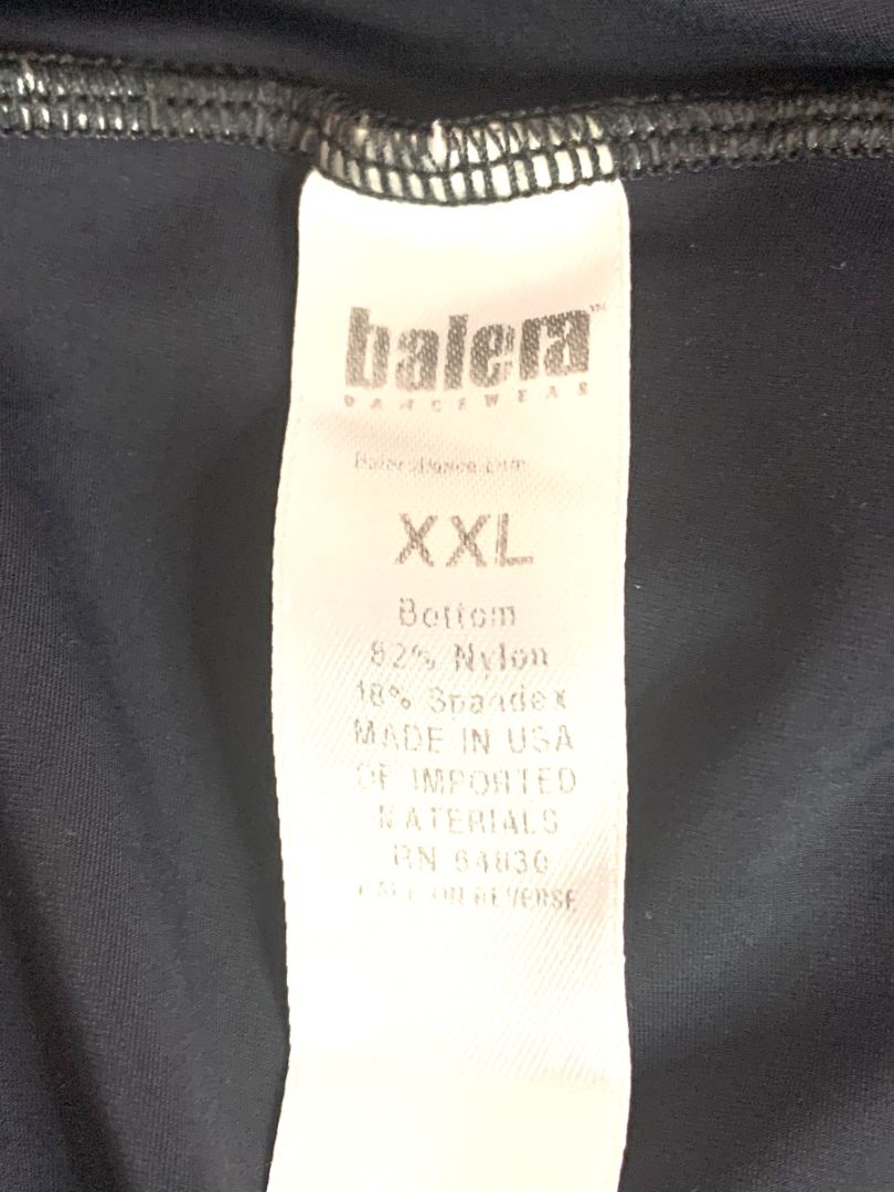Size XXL Halera Womens Black Workout Compression Leggings