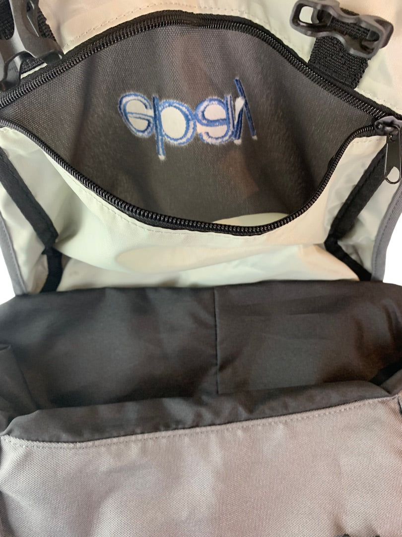 American Tourister Embark Computer Backpack Gray Black eBay Logo