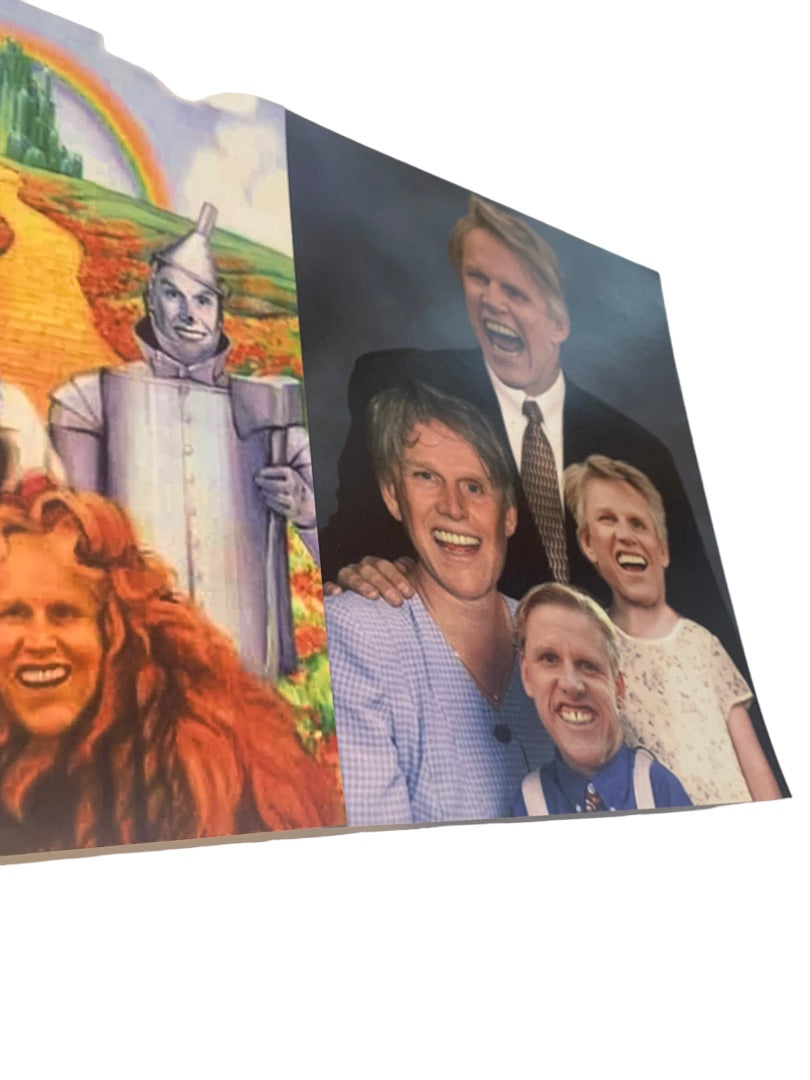 Set of 2 Gary Busey's Funny Family Photo Wizard of Oz Spoof 8x10