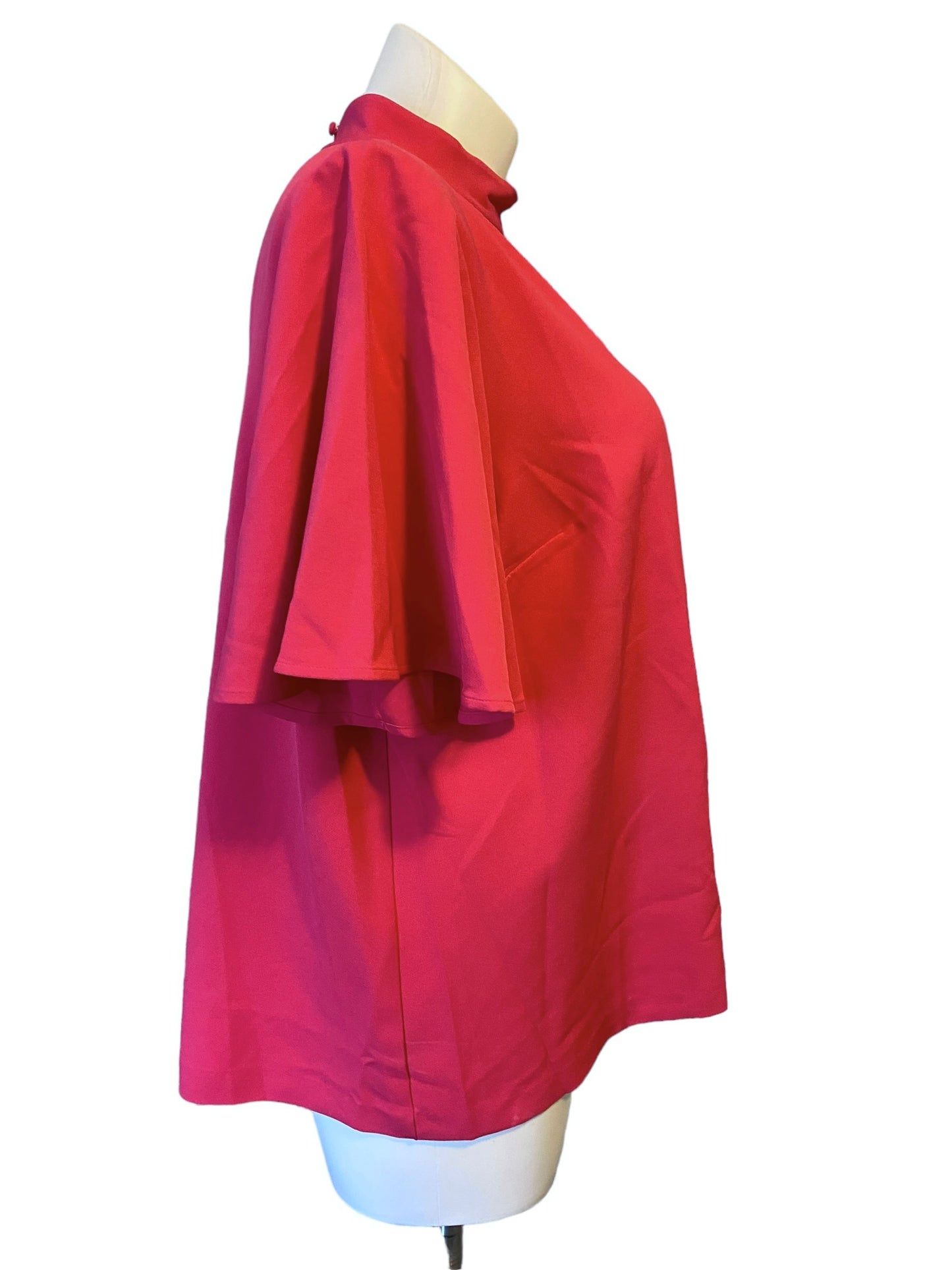 20 Lane Bryant Pink Dressy Blouse Flutter Sleeve NWT