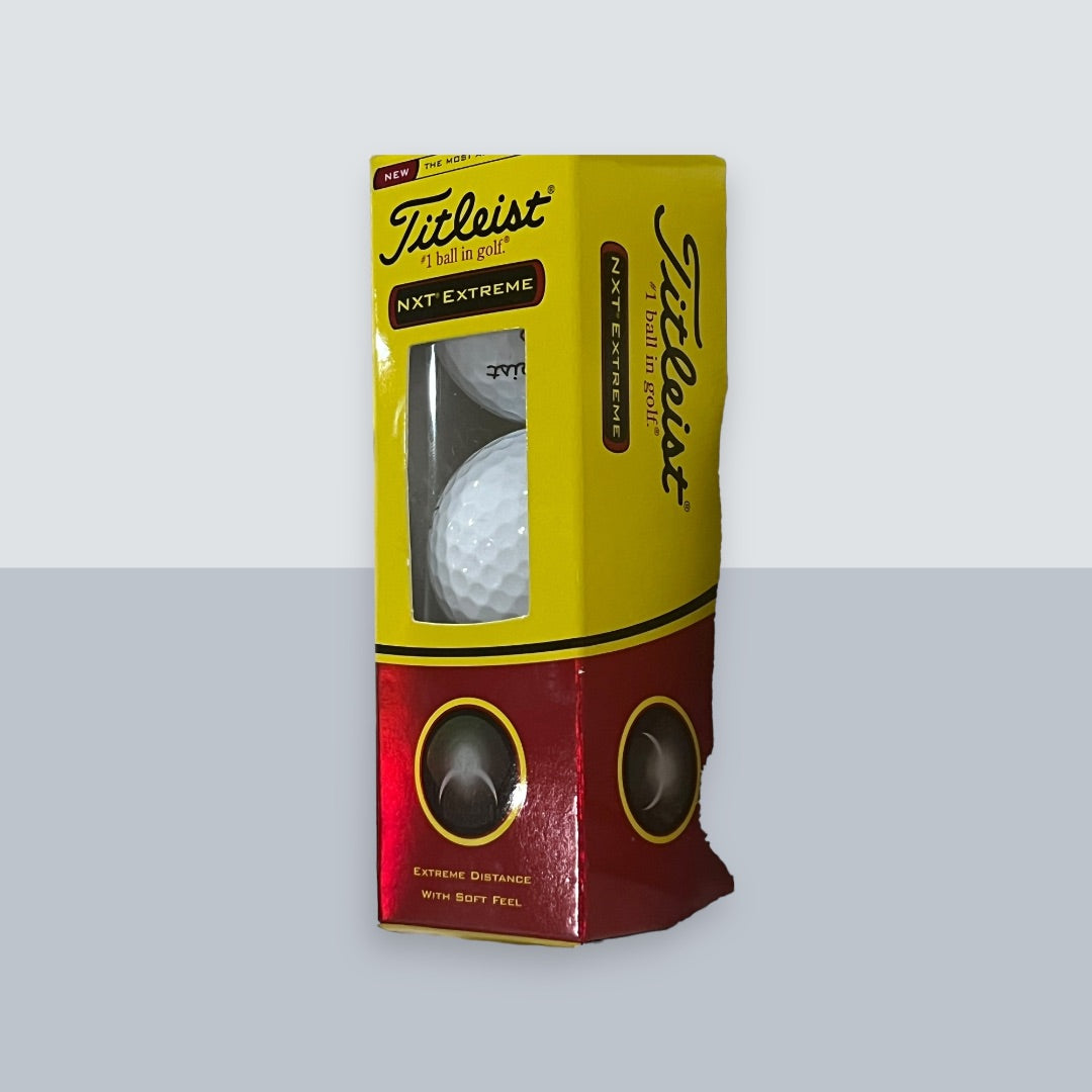 Titleist NXT Extreme Distance and Durability Golf Balls 3 Pack New