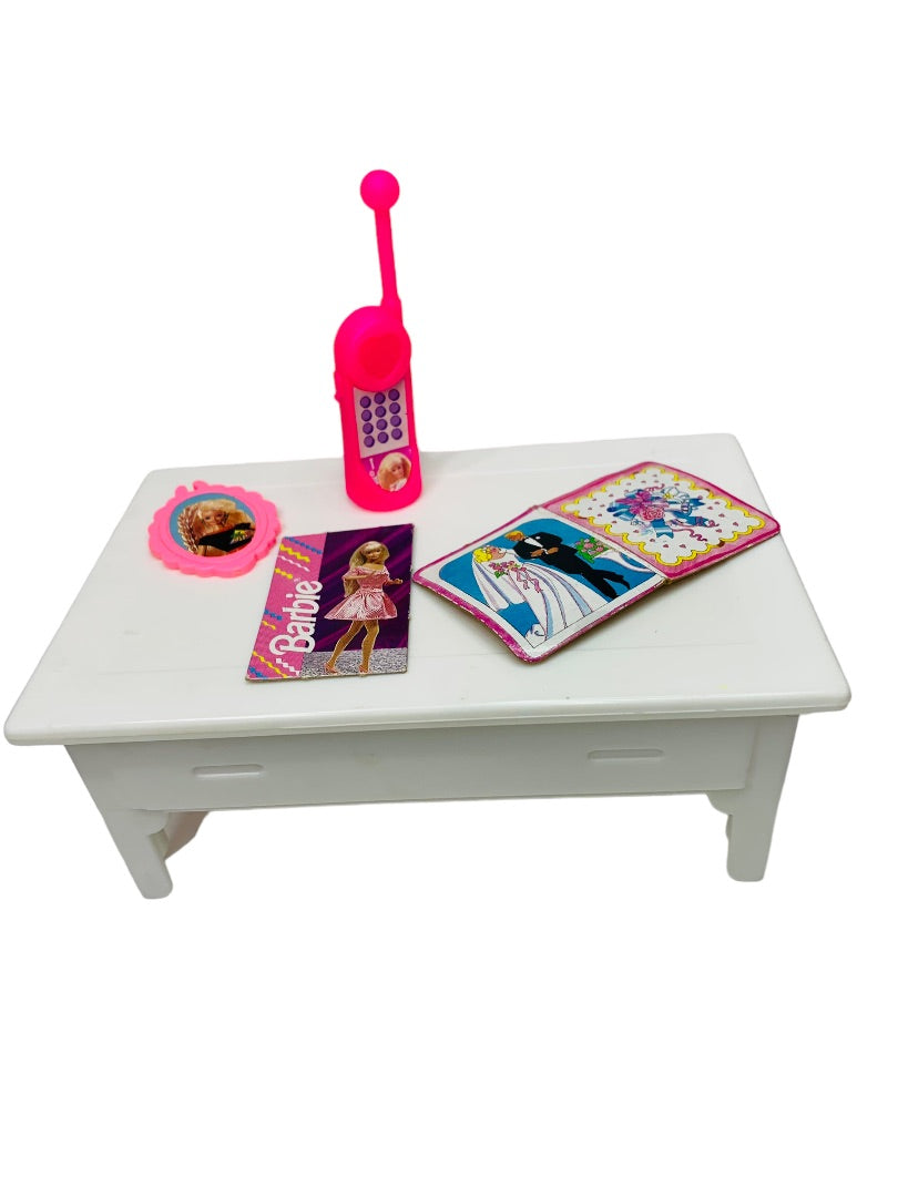 Barbie Mattel Mixed Lot Accessories Working Vacuum Mcdonalds Picnic Basket