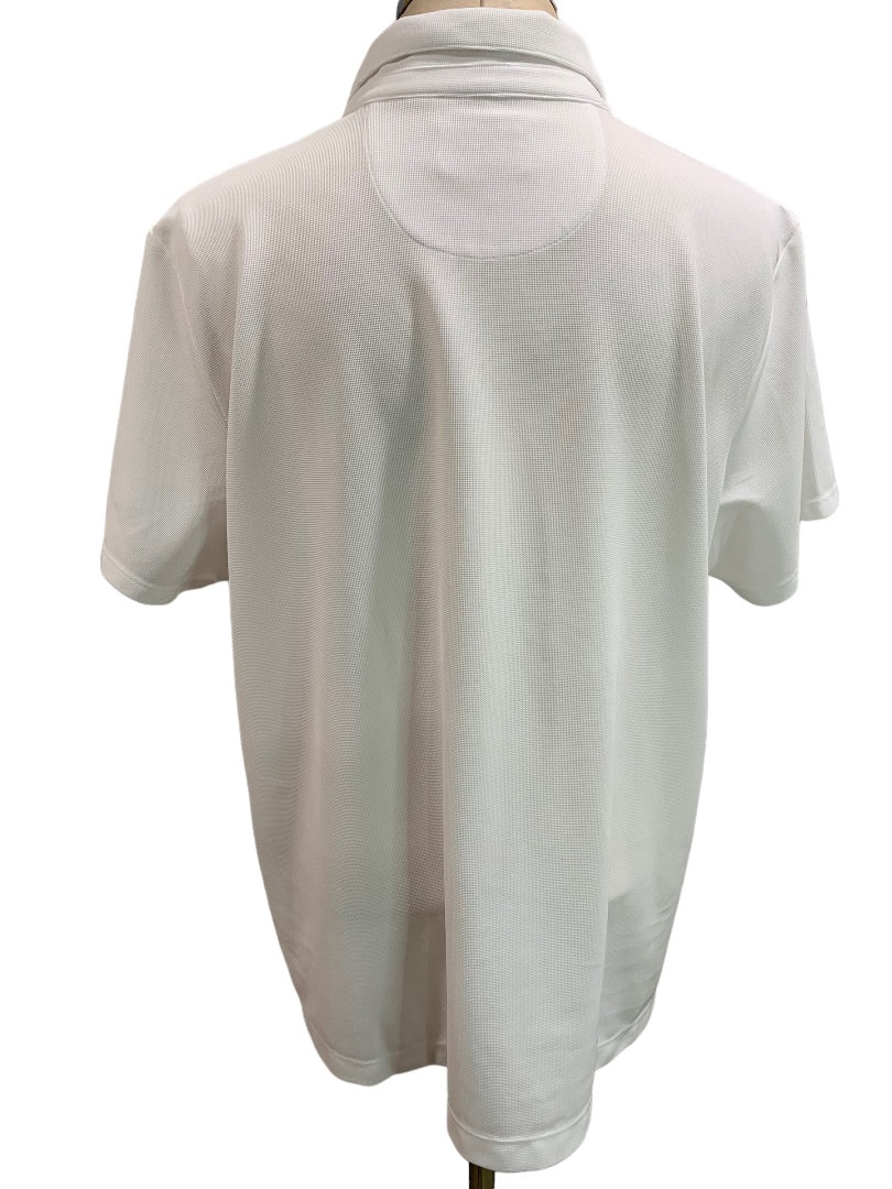1X EP Pro Tour Tech Women's White Short Sleeve Golf Polo Shirt