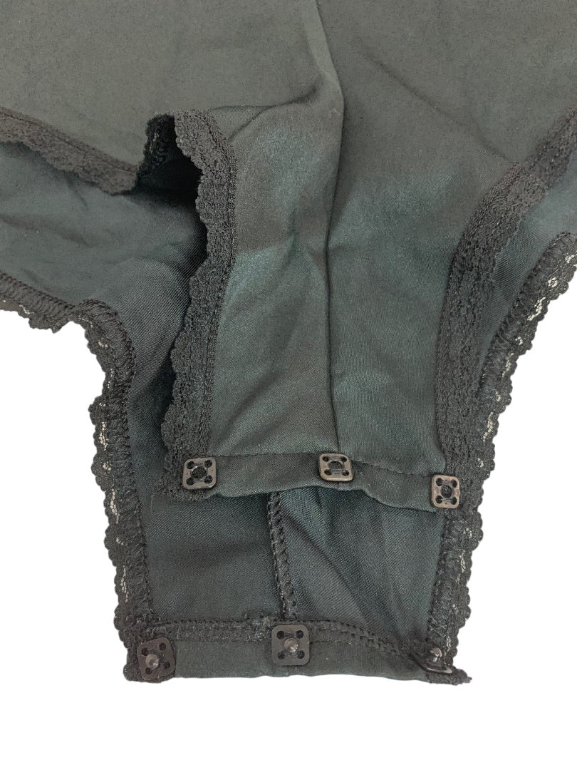 Large Warner's Vintage 1970s Lingerie Bodysuit Lace Trim USA