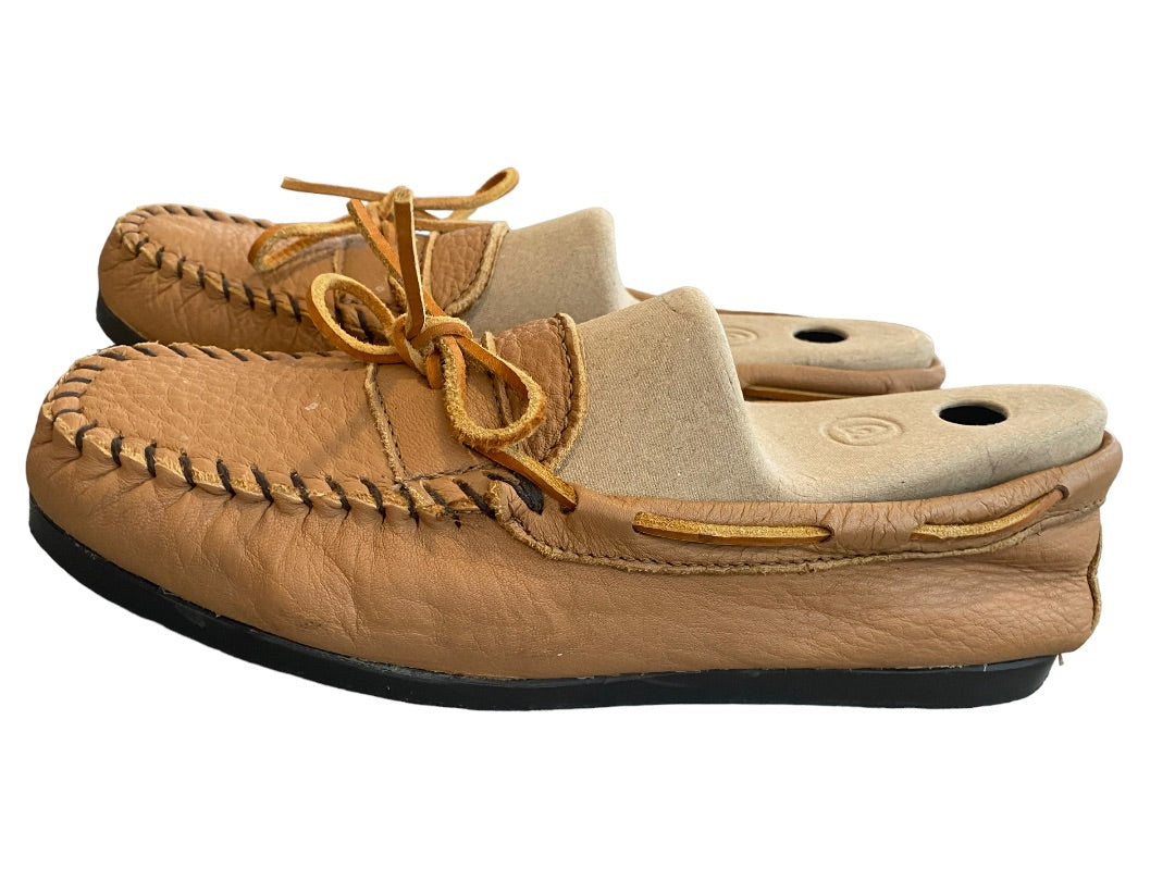 9 Vintage Minnetonka Tan Leather Classic Loafers