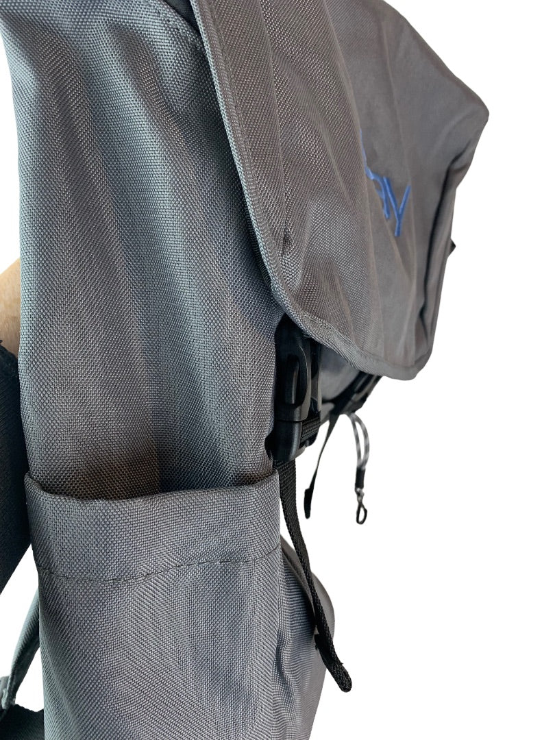 American Tourister Embark Computer Backpack Gray Black eBay Logo