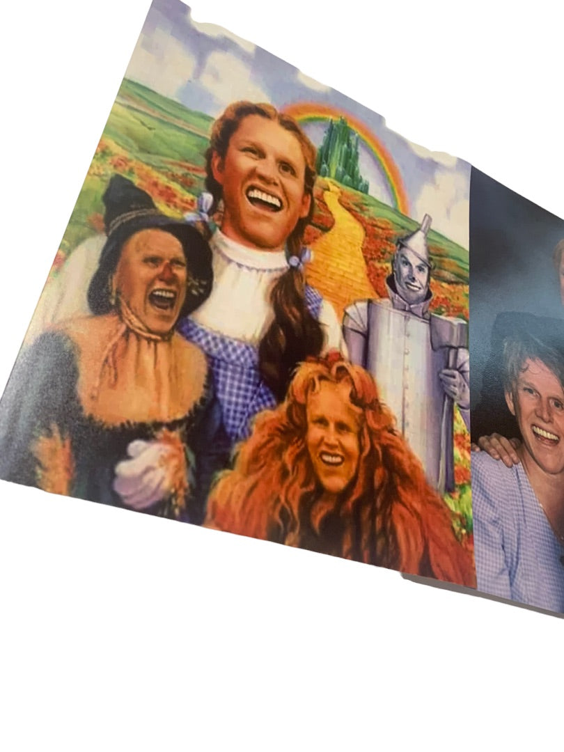 Set of 2 Gary Busey's Funny Family Photo Wizard of Oz Spoof 8x10