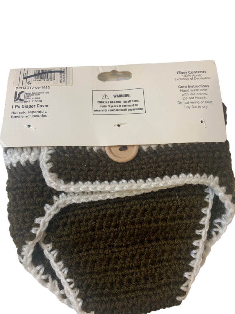 0-6 Months So'Dorable New Baby Hand Crocheted Football Diaper Cover