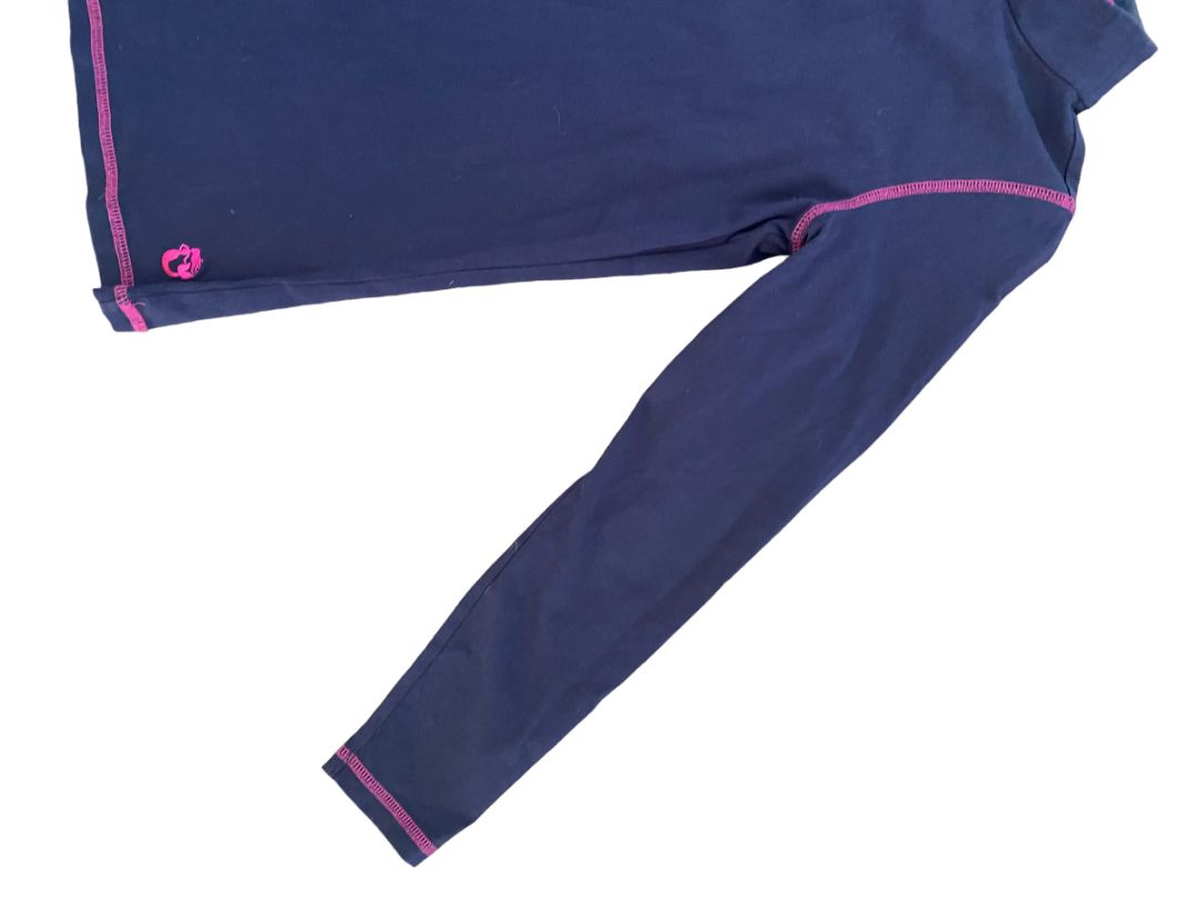 XS Spatina Navy Blue 1/4 Zip Performance Top Pullover