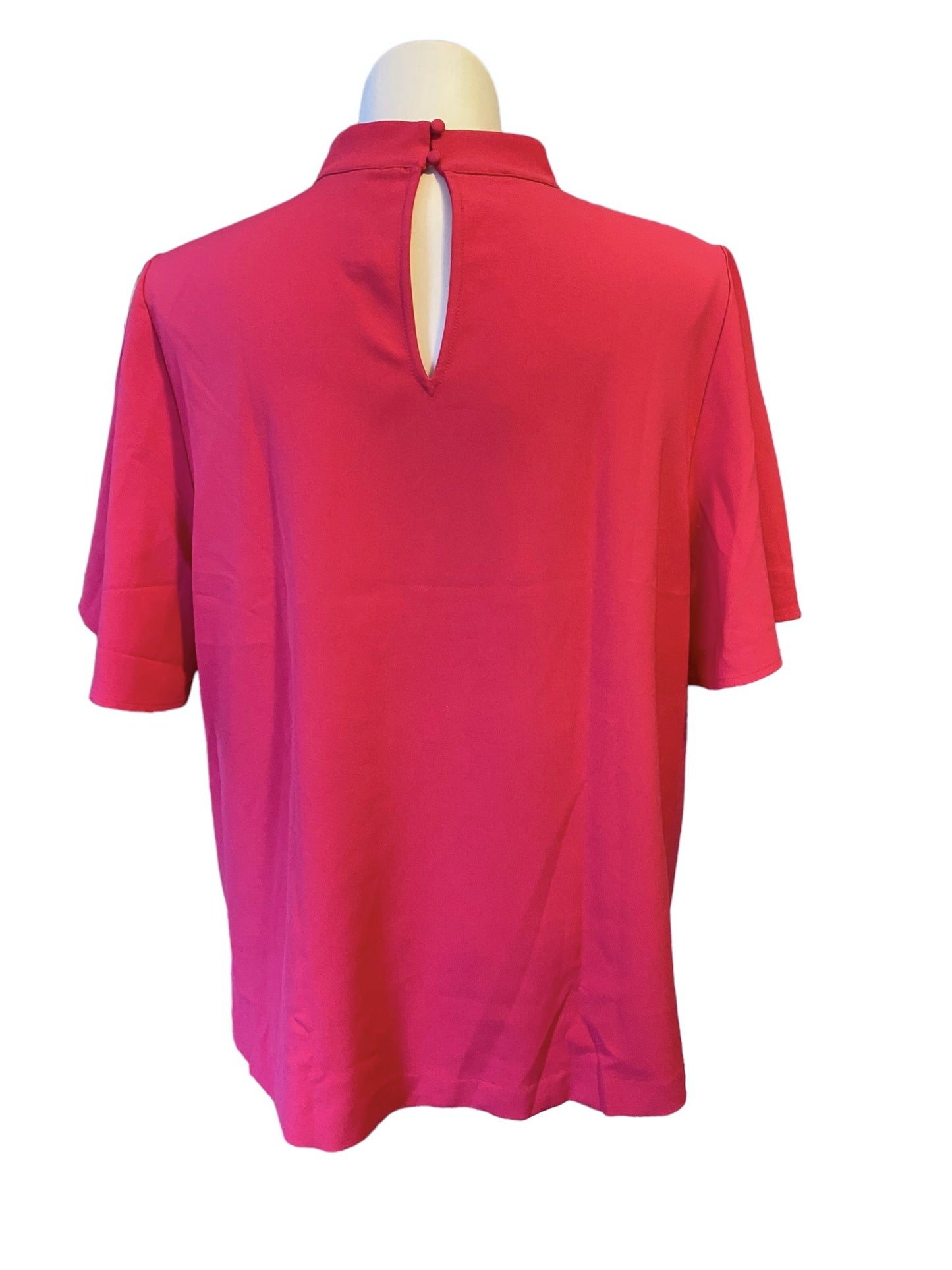 20 Lane Bryant Pink Dressy Blouse Flutter Sleeve NWT