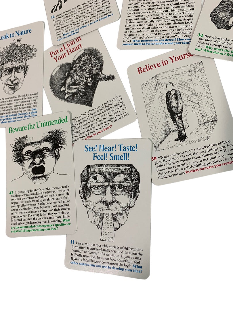 Creative Whack Pack Roger von Oech Thinking Workshop Cards Game 1992