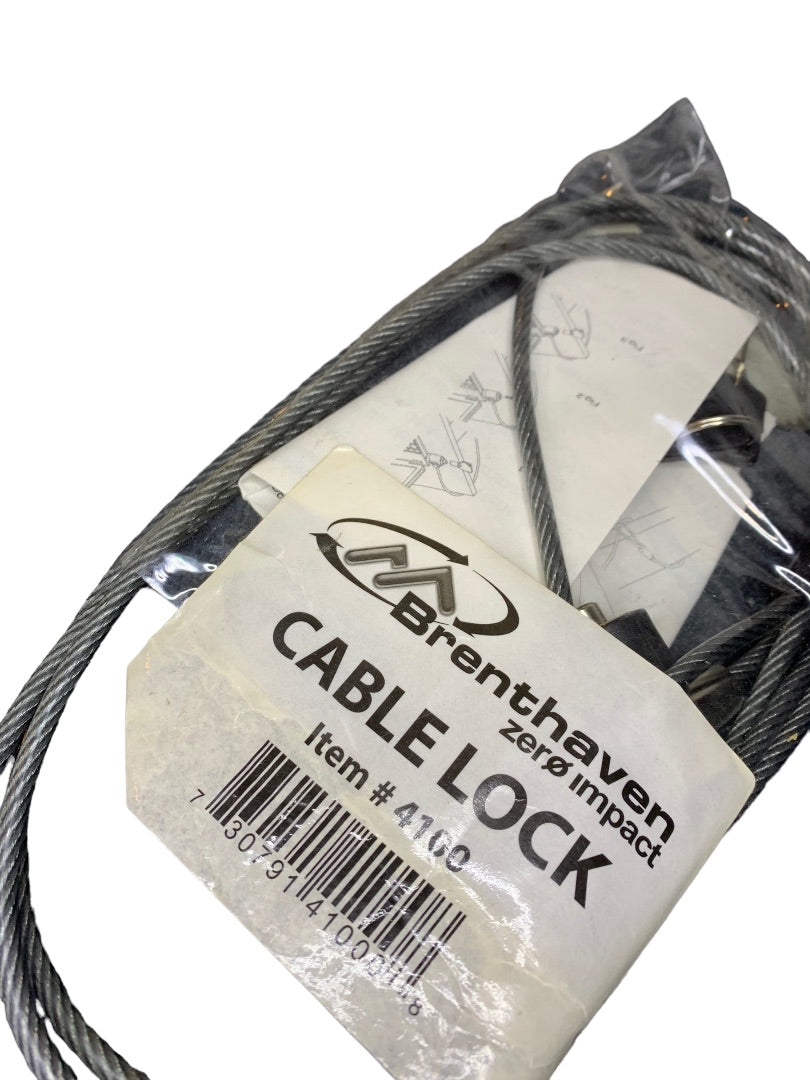 Brenthaven Zero Impact 4100 Keyed Cable Lock for Notebooks and Laptops