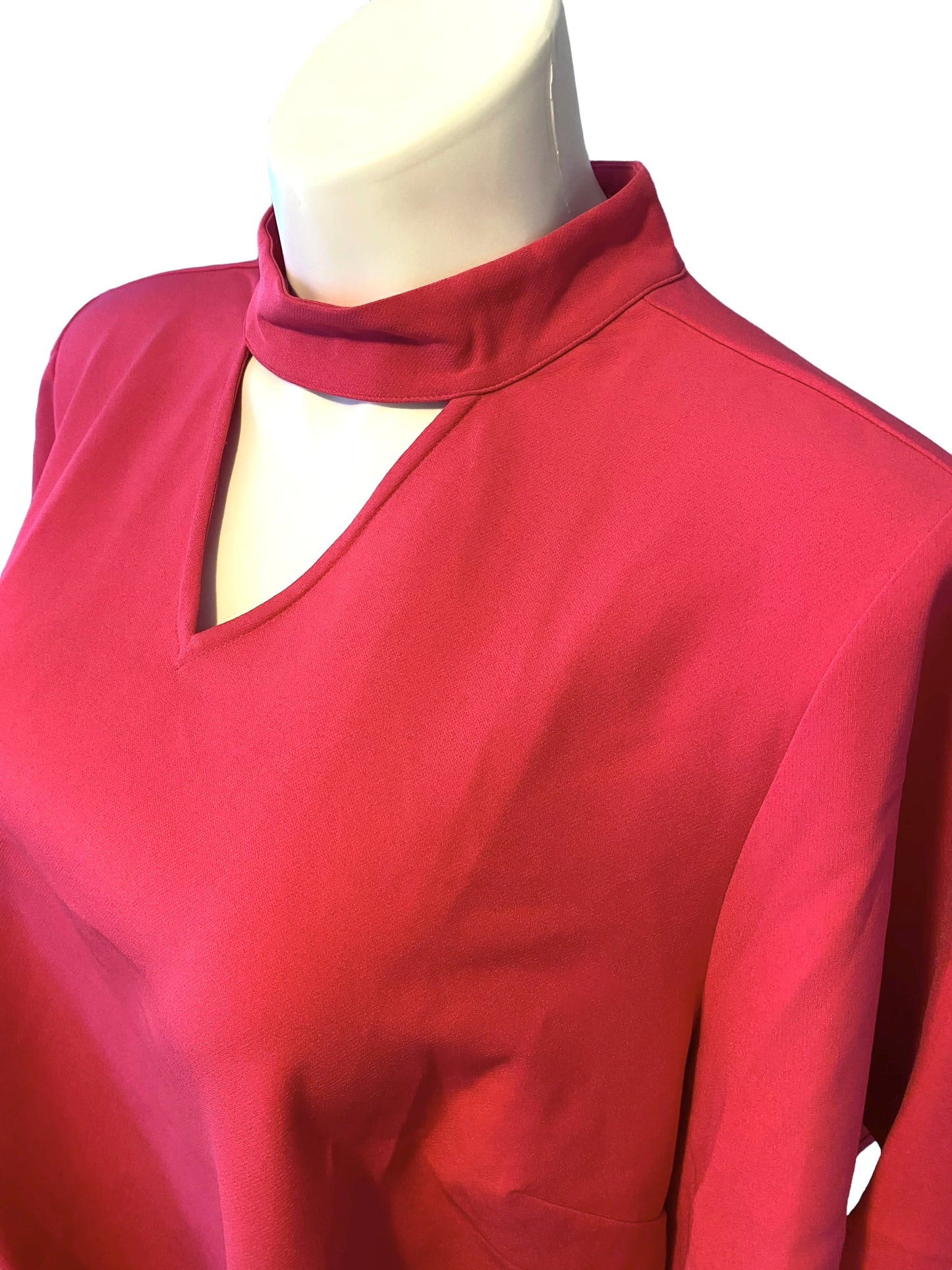 20 Lane Bryant Pink Dressy Blouse Flutter Sleeve NWT