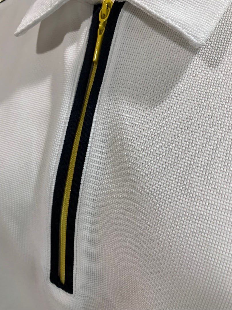 1X EP Pro Tour Tech Women's White Short Sleeve Golf Polo Shirt