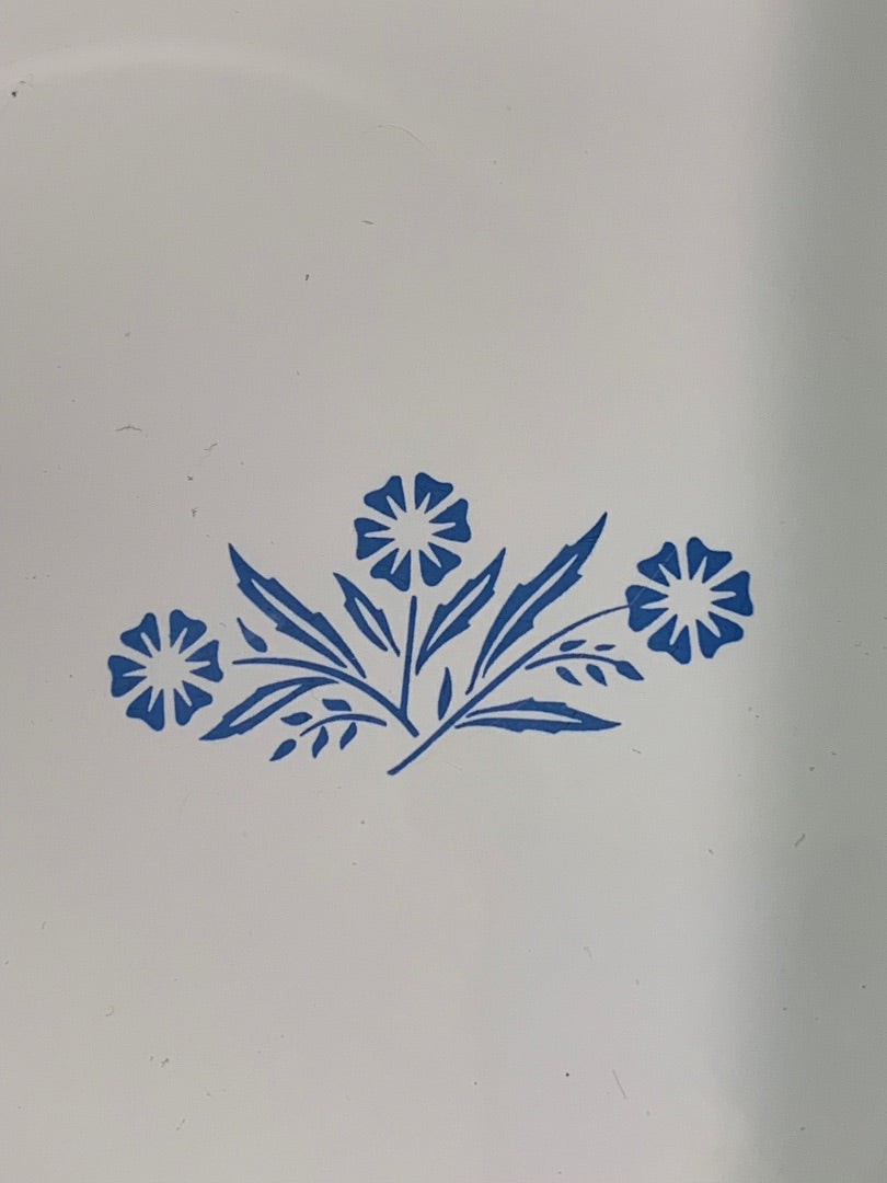 Corning Ware Blue Cornflower Pie Plate P-309 For Range and Microwave