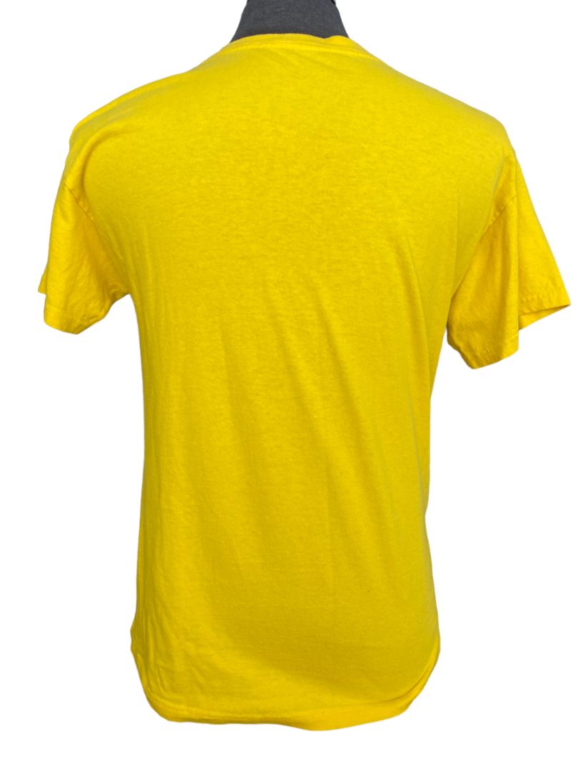 Medium Mario Bros Yoshi Delta Yellow Cotton T-shirt Men's