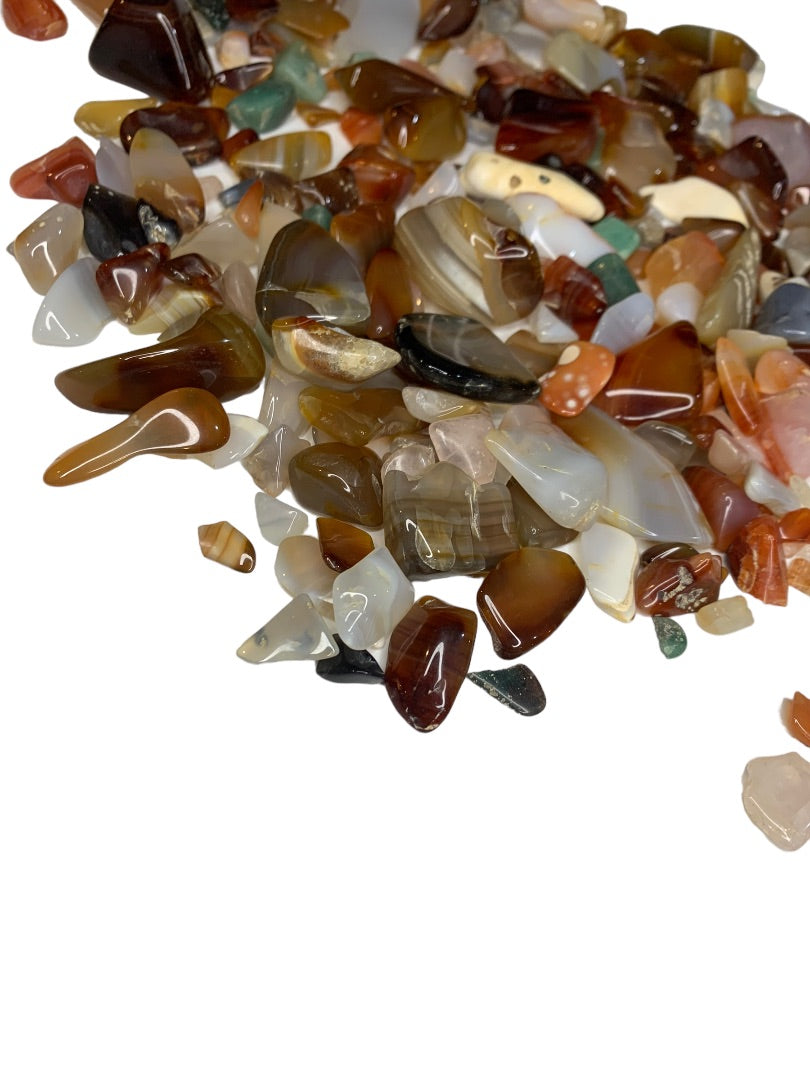 Lot of Assorted Polished Rocks Stones 1 Pound Varying Size and Colors Jewelry Making