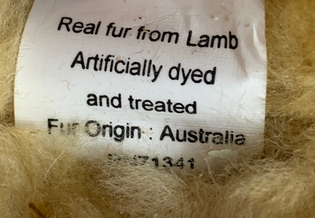 Size 10M L.L.Bean Men's Sheep Fur Moccasin Slippers Rubber Sole 295508 Wicked Good