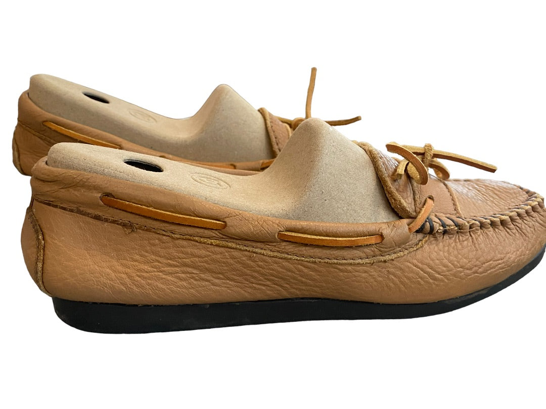 9 Vintage Minnetonka Tan Leather Classic Loafers