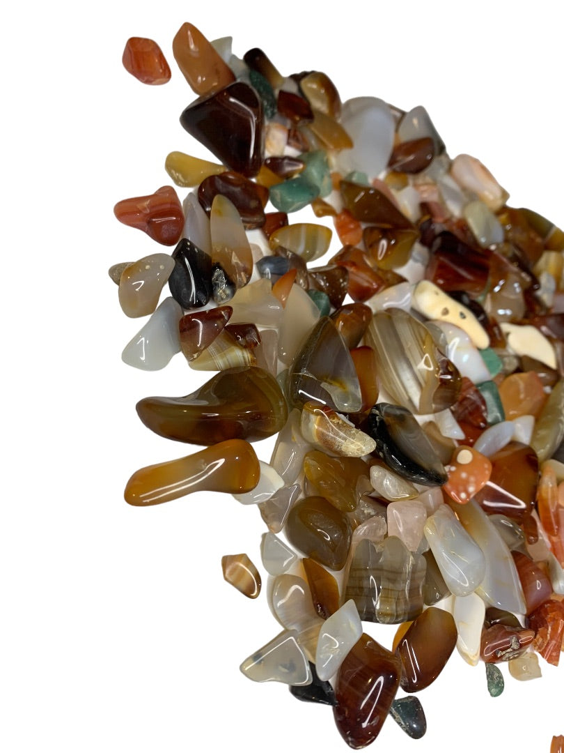 Lot of Assorted Polished Rocks Stones 1 Pound Varying Size and Colors Jewelry Making