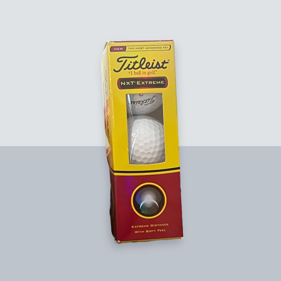Titleist NXT Extreme Distance and Durability Golf Balls 3 Pack New