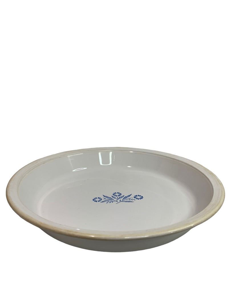 Corning Ware Blue Cornflower Pie Plate P-309 For Range and Microwave