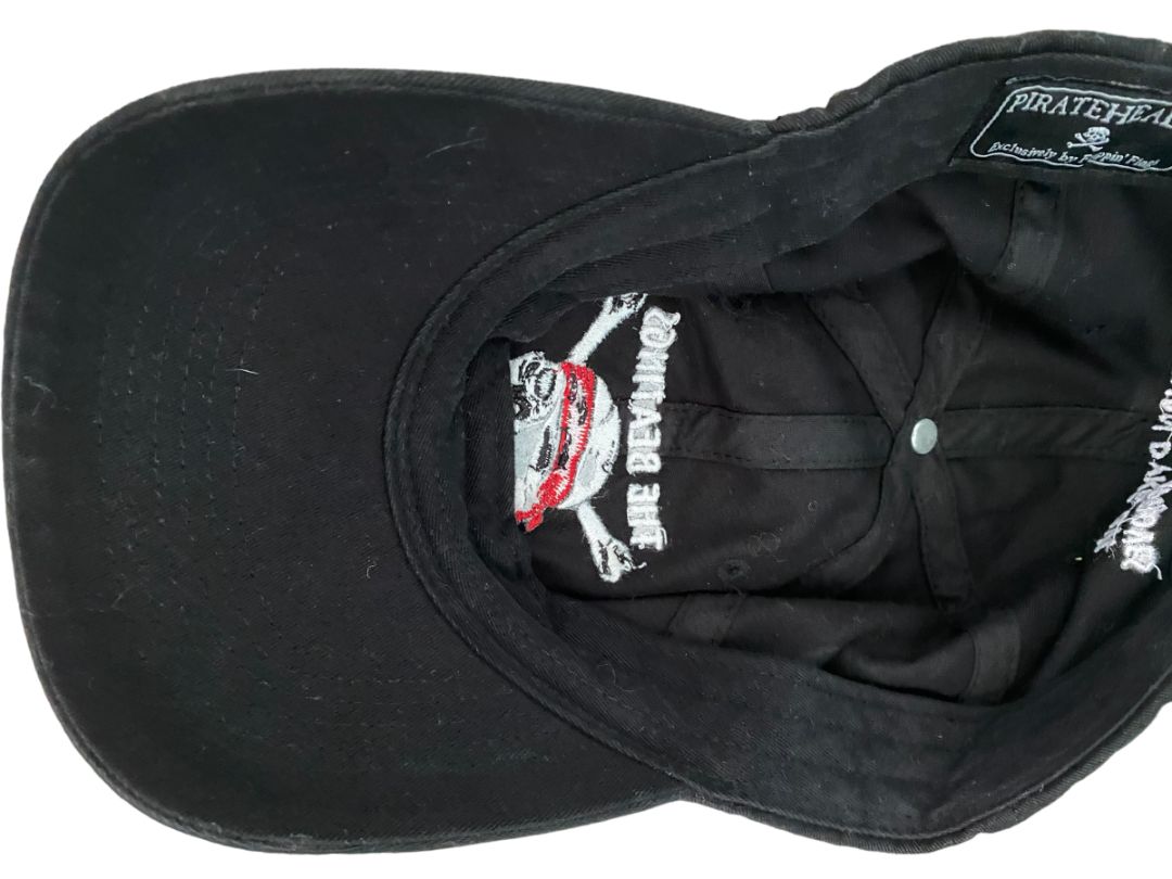 Jost Van Dyke BVI Skull and Crossbones Black Hat Embroidered
