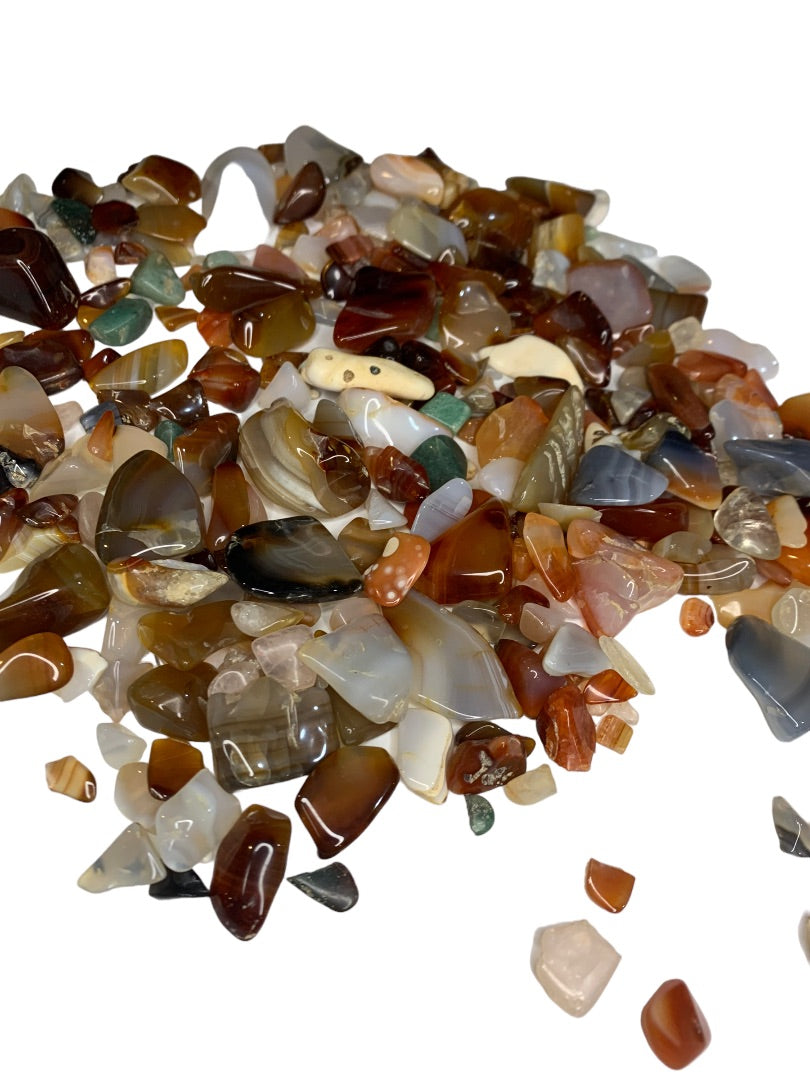 Lot of Assorted Polished Rocks Stones 1 Pound Varying Size and Colors Jewelry Making
