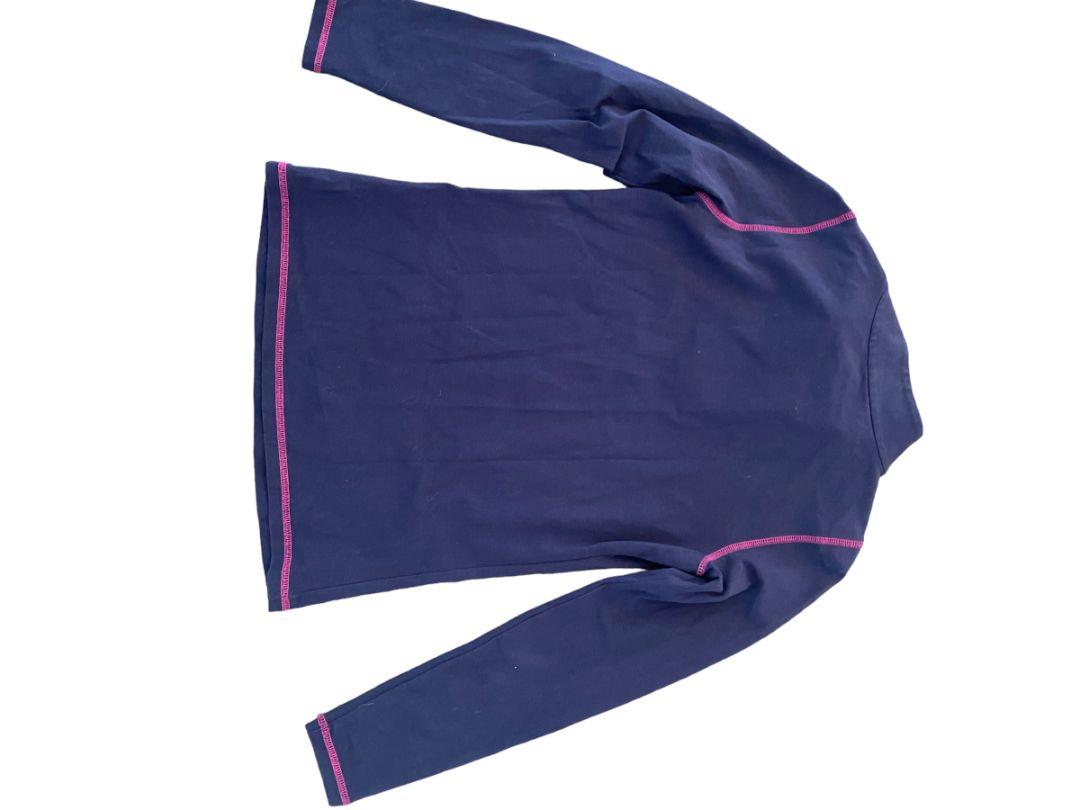 XS Spatina Navy Blue 1/4 Zip Performance Top Pullover