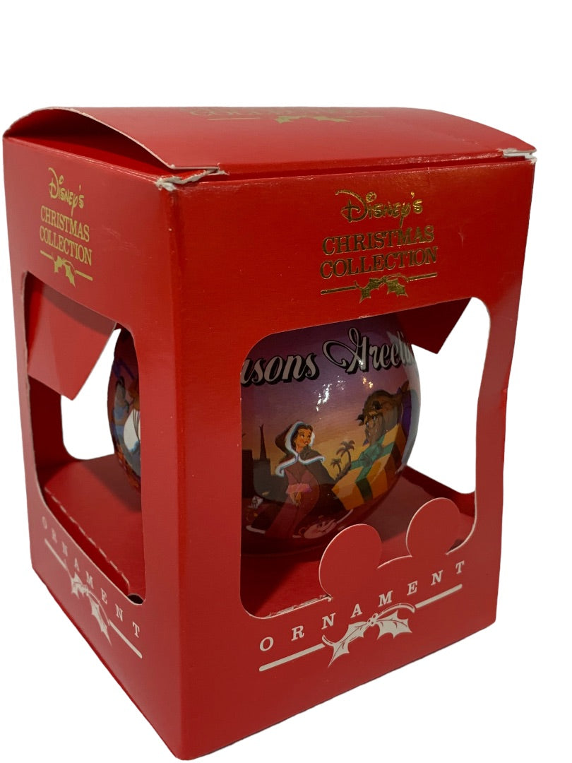 1992 Disney's Chrimas Collection Ornament Princesses Glass Ball