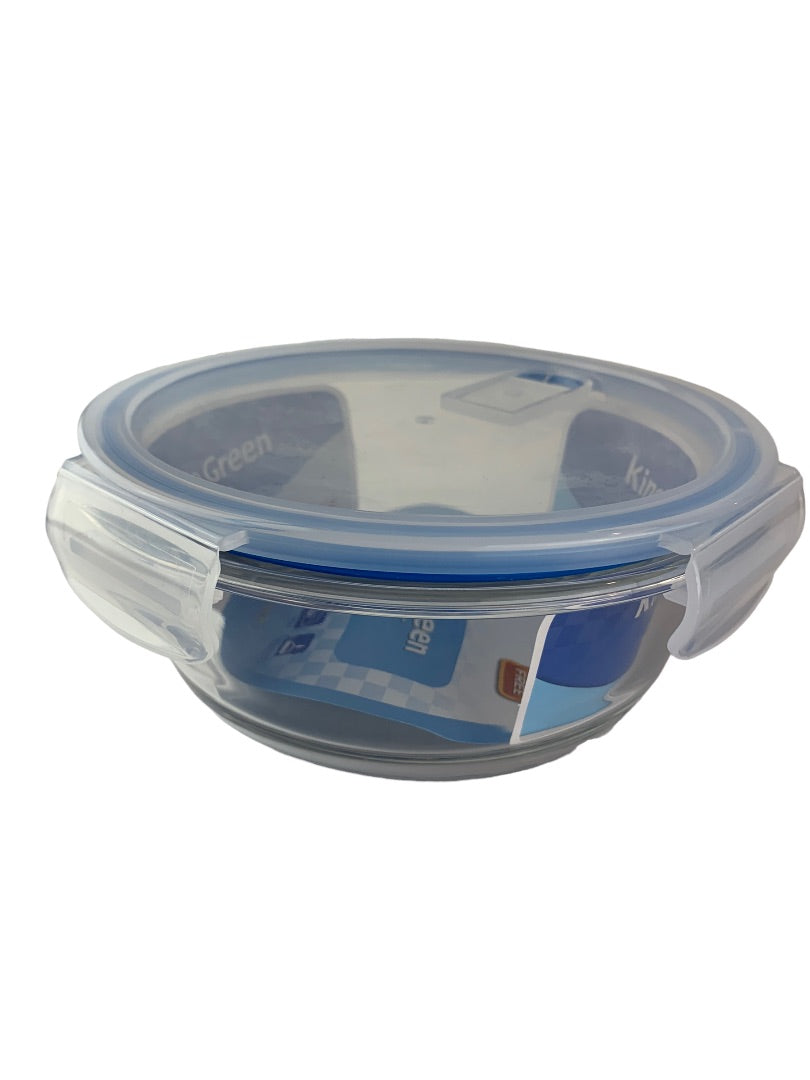 Kinetic Go Green Glassworks 33 ounce Glass Dish BPA Free Lid Item 55089 New