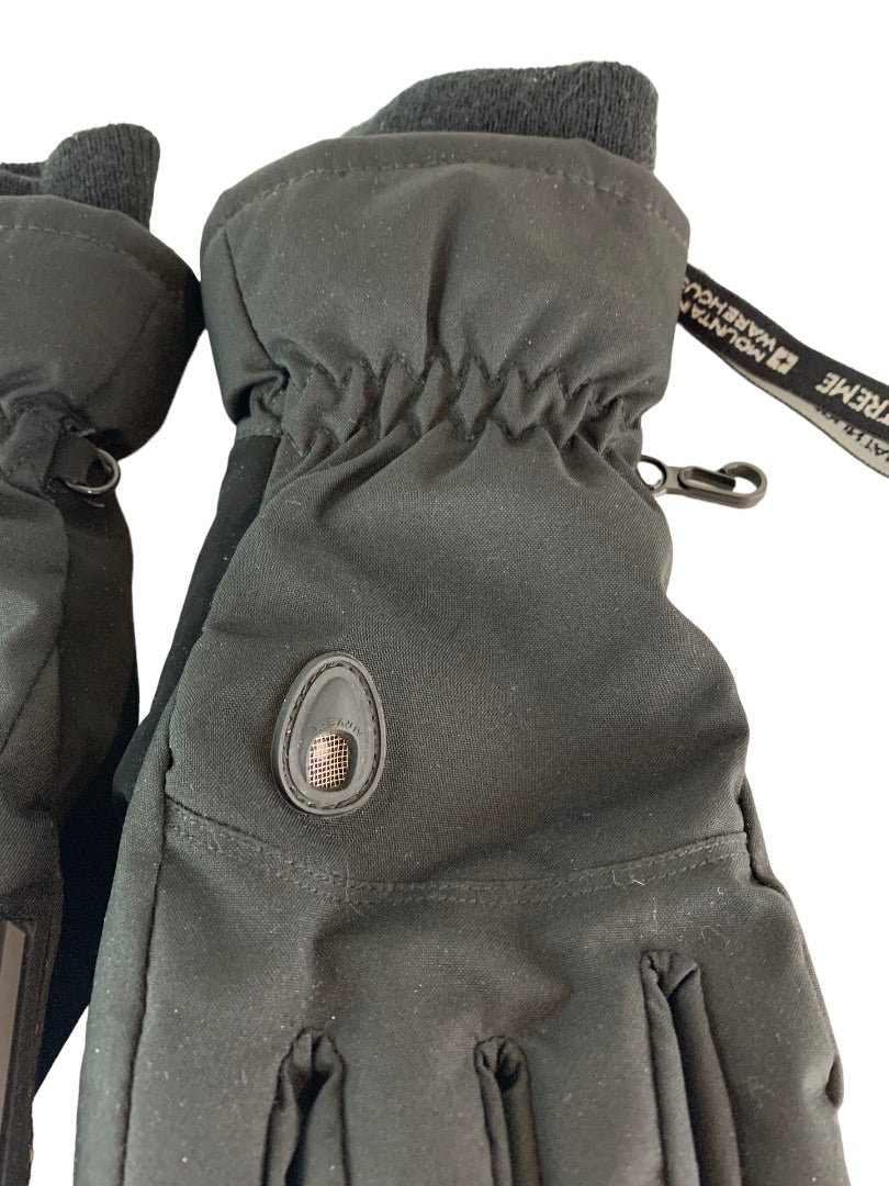 Medium Mountain Warehouse Women's Escalade Waterproof Black Ski Gloves Extreme