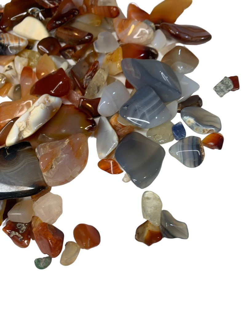 Lot of Assorted Polished Rocks Stones 1 Pound Varying Size and Colors Jewelry Making