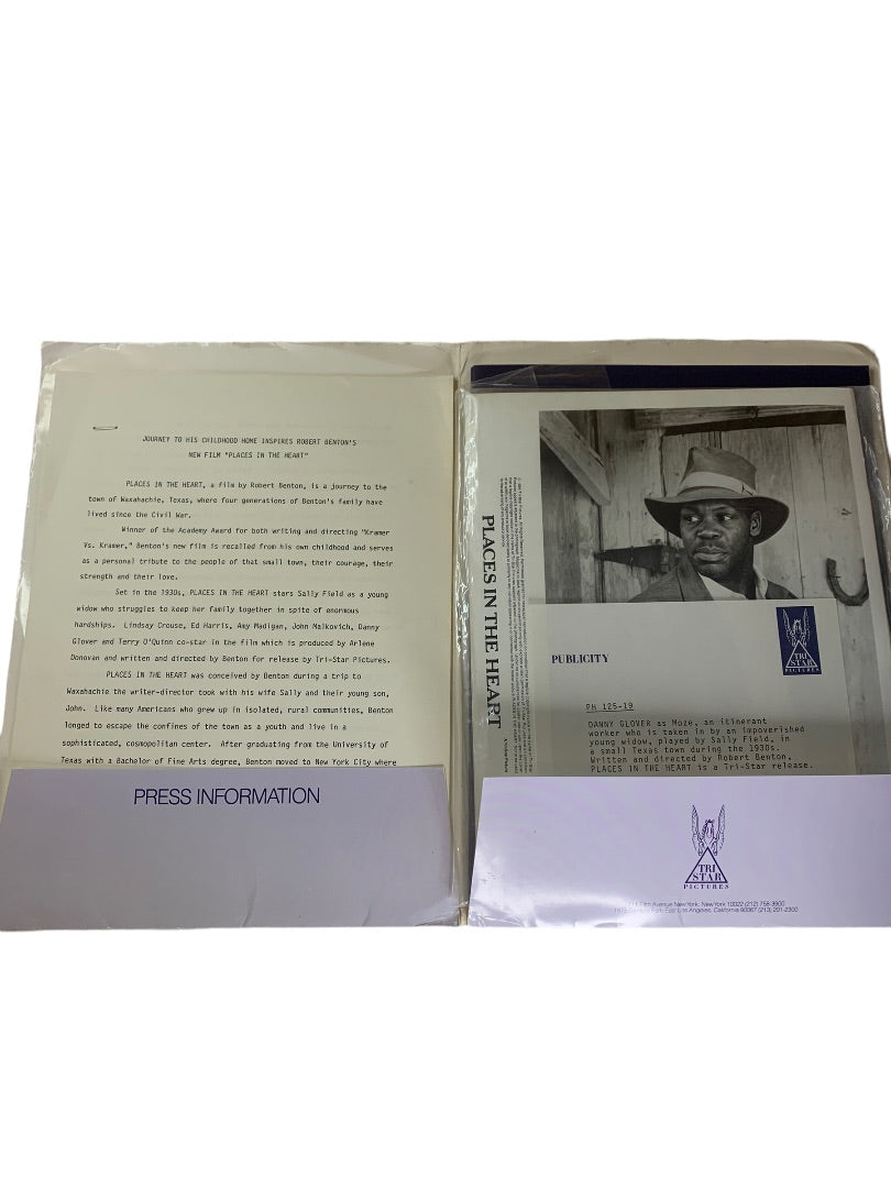 Places In The Heart Movie Press Kit 1984 Sally Field Film Tri Star Pictures